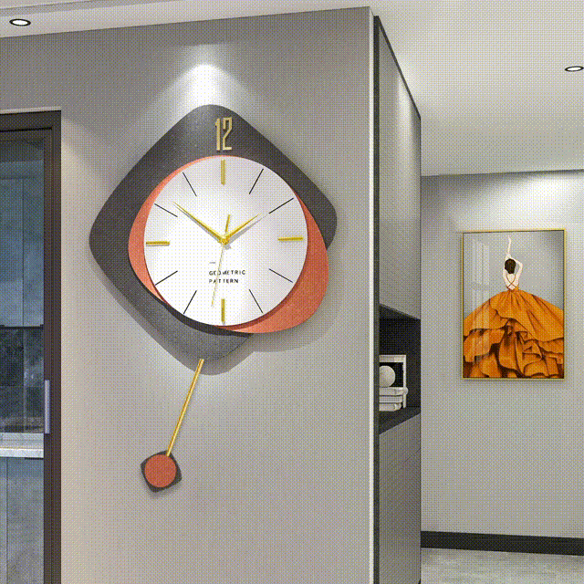 Luxury Lifestyle Aesthetics - Orologio da parete di lusso leggero