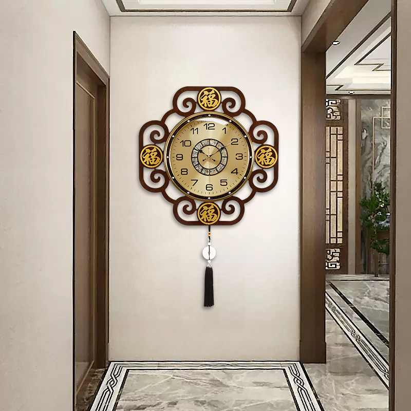 Luxury Lifestyle Aesthetics - Orologi da Parete in Stile Cinese,